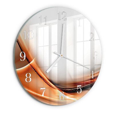 Glas wanduhr Abstraktion