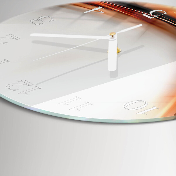 Glas wanduhr Abstraktion