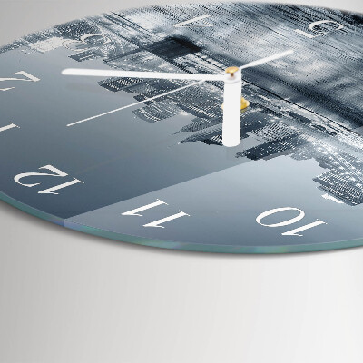 Glas wanduhr Nacht des Horizonts
