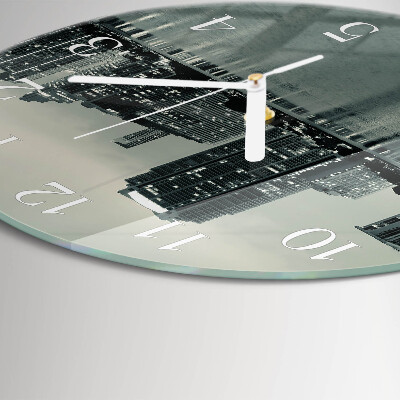 Glas wanduhr Horizont