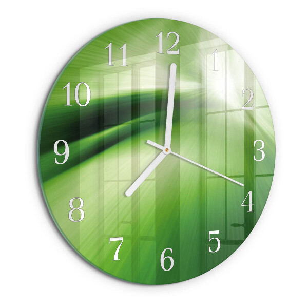 Glas wanduhr Abstraktion