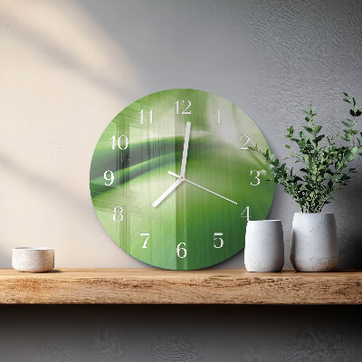 Glas wanduhr Abstraktion
