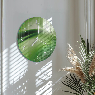 Glas wanduhr Abstraktion