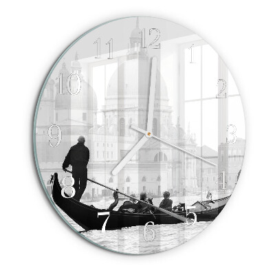 Glas wanduhr Das venezianische Boot