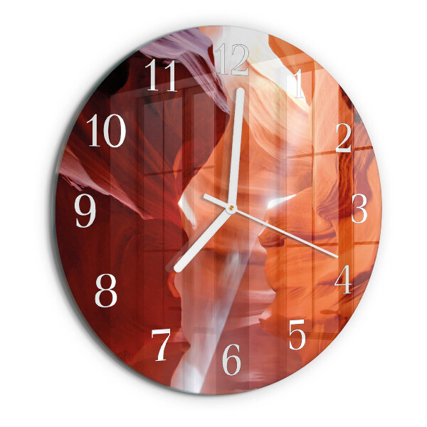 Glas wanduhr Höhle