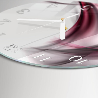 Glas wanduhr Abstrakte Linien