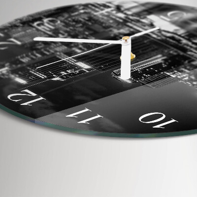 Glas wanduhr Horizont