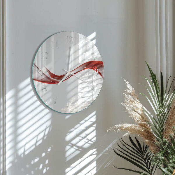 Glas wanduhr Abstrakte Linien