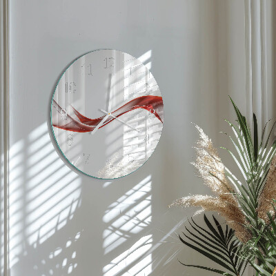 Glas wanduhr Abstrakte Linien
