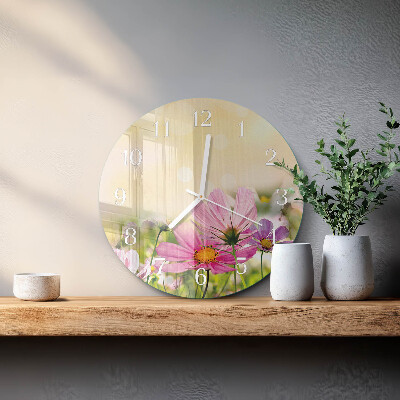 Glas wanduhr Kosmeen