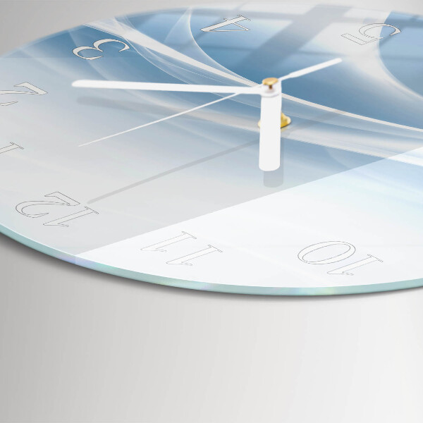 Glas wanduhr Abstrakte Linien