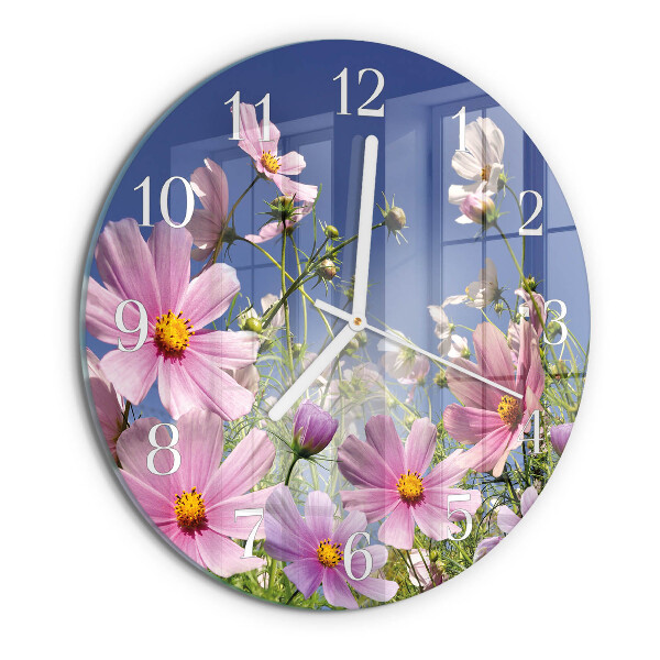 Glas wanduhr Kosmeen