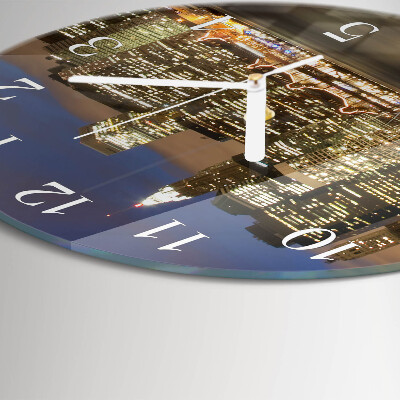 Glas wanduhr Horizont