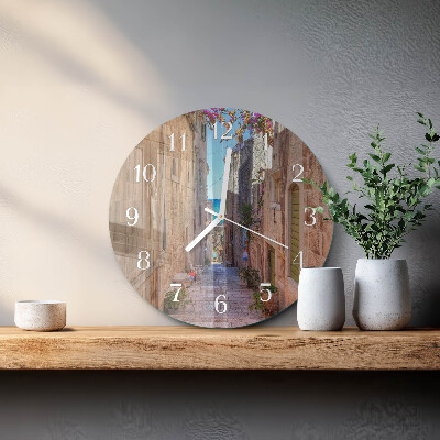 Glas wanduhr Avenue