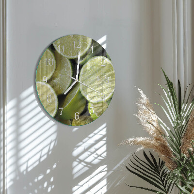 Glas wanduhr Kalziumkarbonat