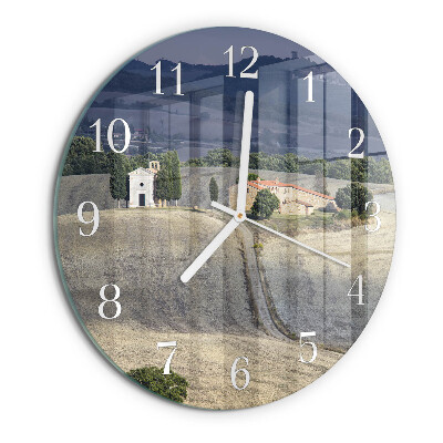 Glas wanduhr Landschaft