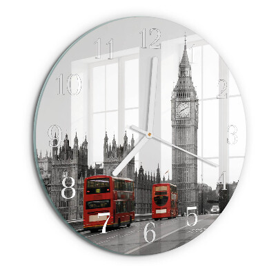 Glas wanduhr London