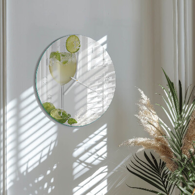 Glas wanduhr Kalziumkarbonat