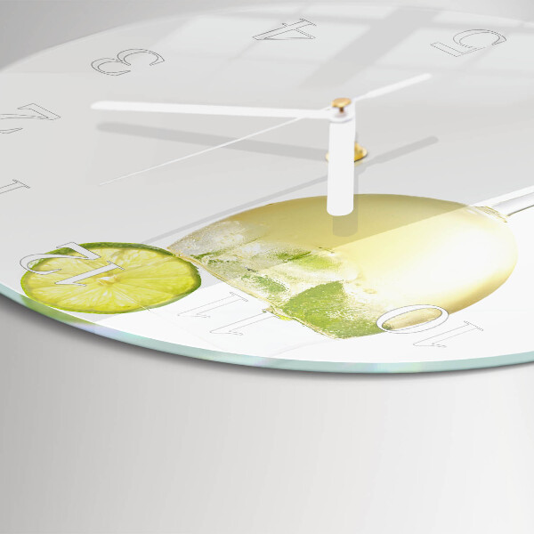 Glas wanduhr Kalziumkarbonat
