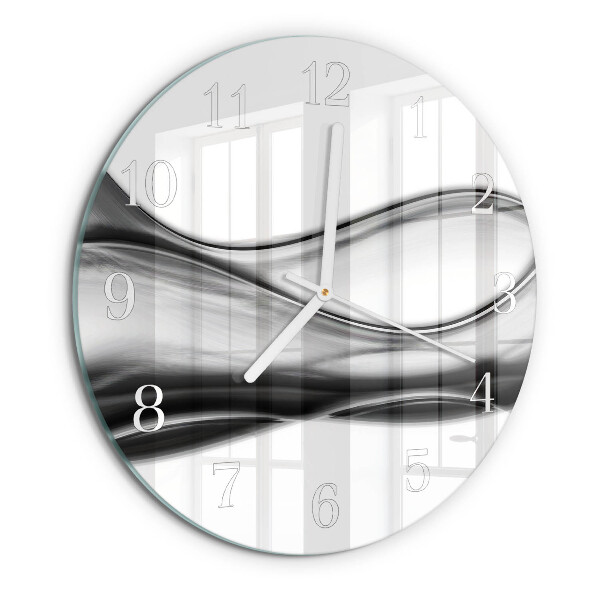 Glas wanduhr Abstraktion