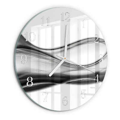 Glas wanduhr Abstraktion