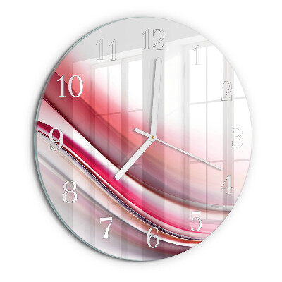 Glas wanduhr Abstraktion