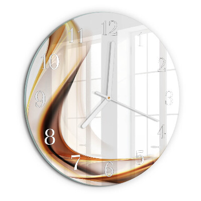 Glas wanduhr Abstraktion