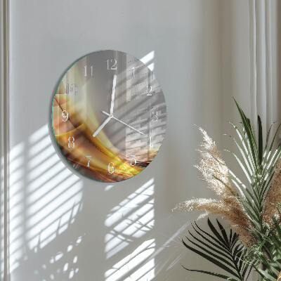 Glas wanduhr Abstraktion
