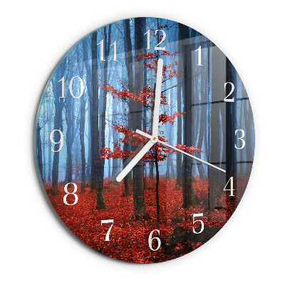 Glas wanduhr Dunkelheit