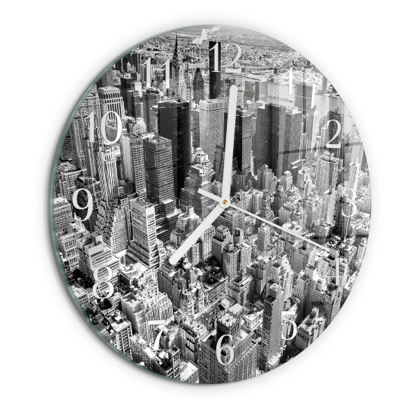 Glas wanduhr Horizont