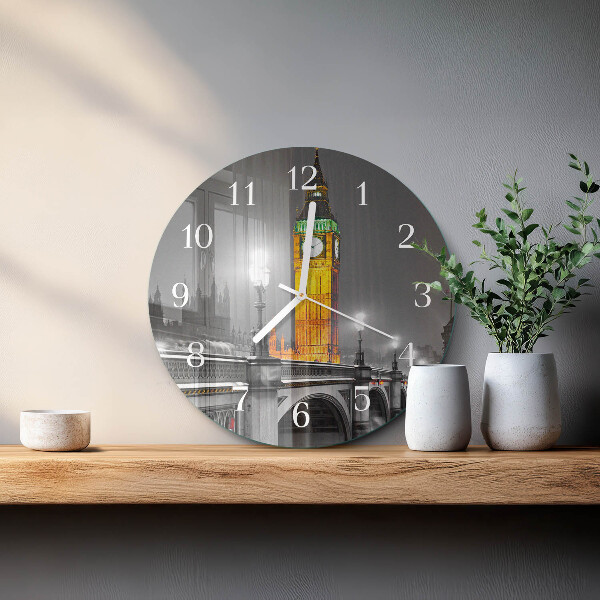 Glas wanduhr Big Ben