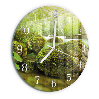 Glas wanduhr Natur