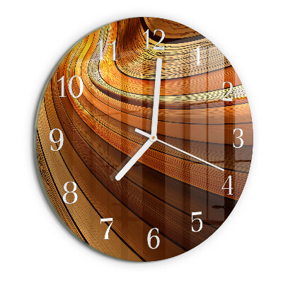 Glas wanduhr Abstraktion