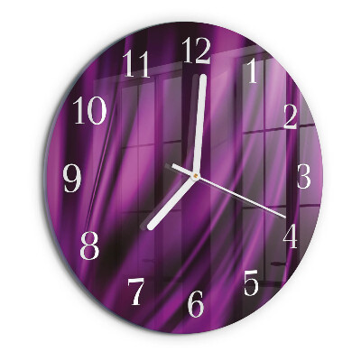 Glas wanduhr Abstraktion