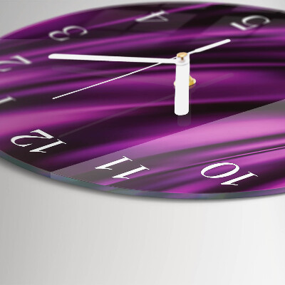 Glas wanduhr Abstraktion