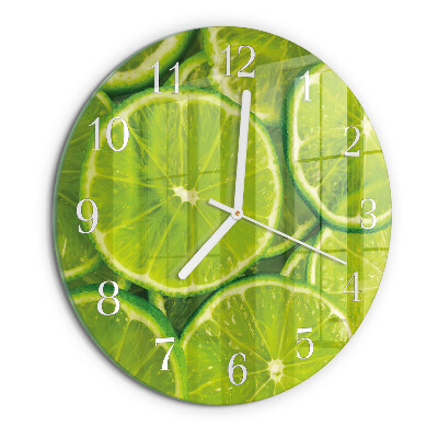 Glas wanduhr Kalziumkarbonat