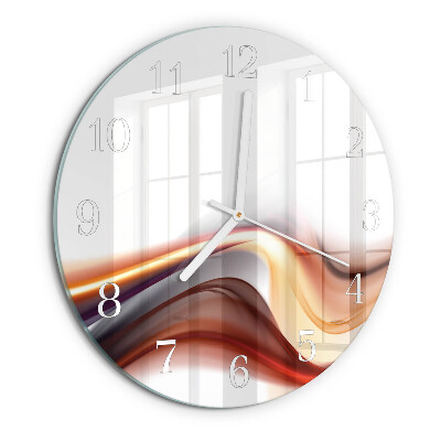Glas wanduhr Abstraktion