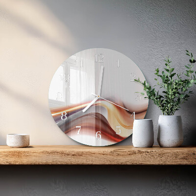 Glas wanduhr Abstraktion