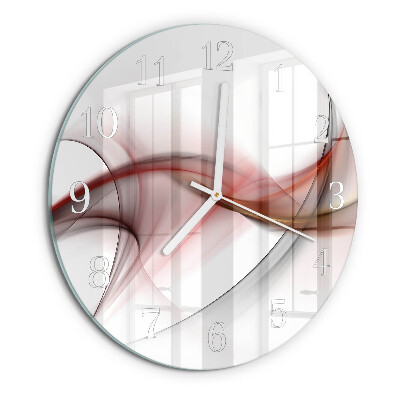 Glas wanduhr Abstraktion