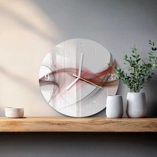 Glas wanduhr Abstraktion