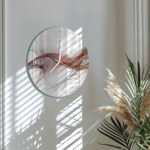 Glas wanduhr Abstraktion