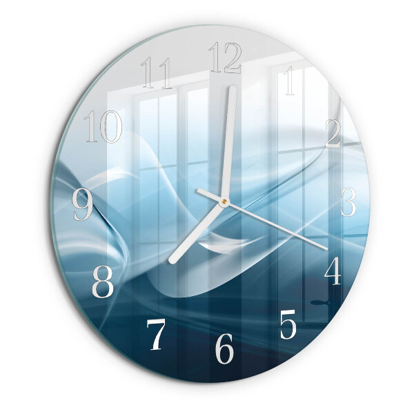 Glas wanduhr Abstraktion