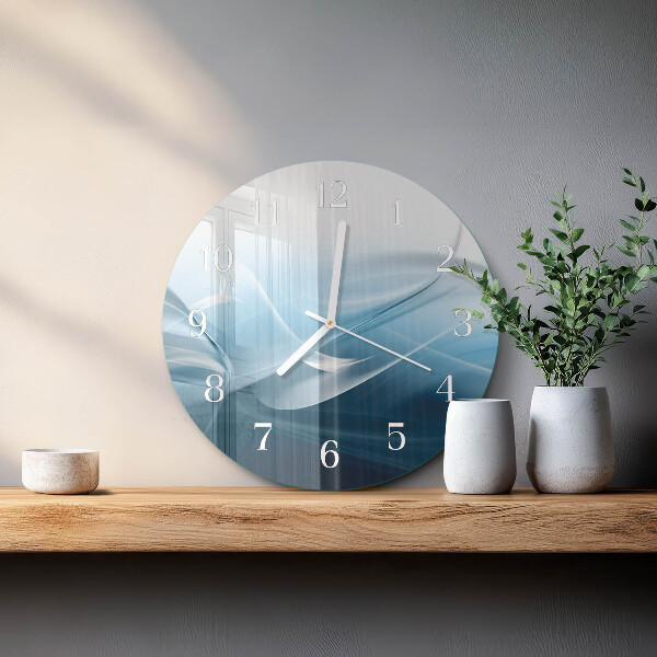 Glas wanduhr Abstraktion