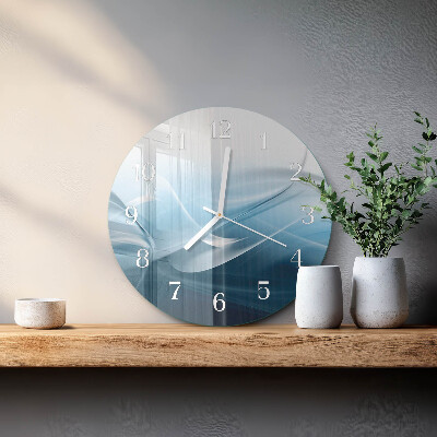 Glas wanduhr Abstraktion