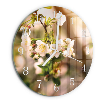 Glas wanduhr Natur