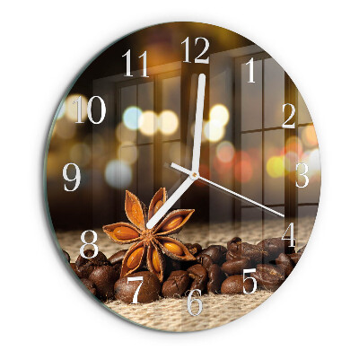 Glas wanduhr Anis