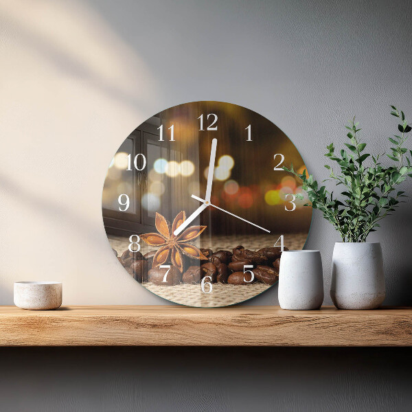 Glas wanduhr Anis