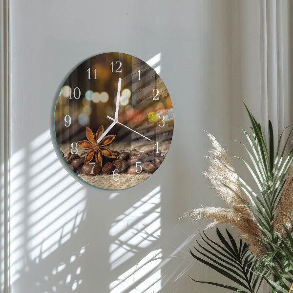 Glas wanduhr Anis