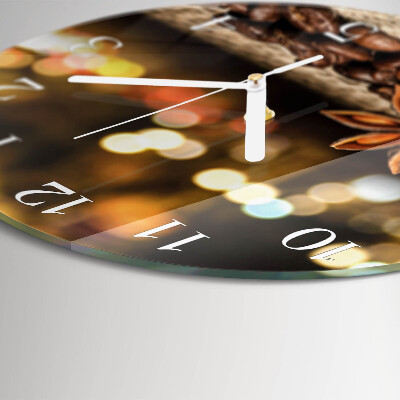 Glas wanduhr Anis