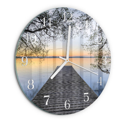 Glas wanduhr Dämmerung